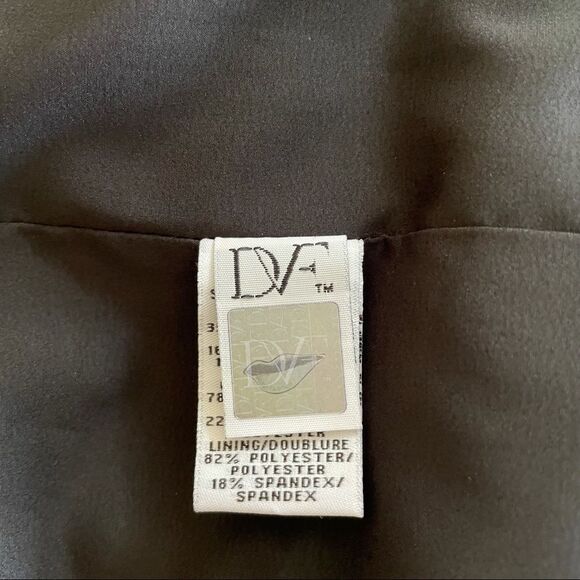 DIANE Von Furstenberg Ofelia Snake Print Metallic Blazer Blue & Black - Picture 8 of 11